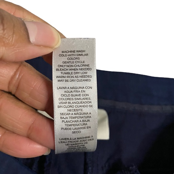 Chico’s Women's Navy Crop Pants - Picture 8 of 10